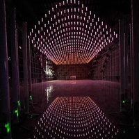 Décoration de plafond Goutte d'eau DMX512 Contrôle ArtNet Événement Mariage Lumières cinétique Lumière de scène professionnelle