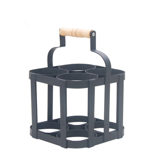 Porte-bouteilles en métal, support à vin, rangement pour bouteilles de lait, pour pique-nique, comptoir, fête, banquet - Product Image 1