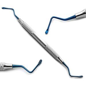 Curetas Dentales de Alta Precisión, Ergonómicas, de Acero Inoxidable, Instrumentos Manuales para Periodoncia - Product Image 2