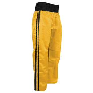 Pantalon de sport unisexe noir et bleu pour arts martiaux mixtes, coupe régulière, en polyester extensible, pour adulte - Product Image 3