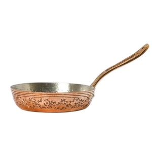 Poêle de Chef en Cuivre Premium avec Poignée en Laiton, Poêle à Frire Martelée à la Main pour la Cuisine Quotidienne et le Service à Domicile ou à l'Hôtel - Product Image 2