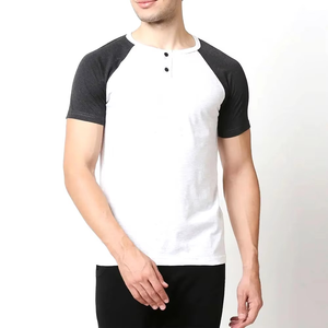 เสื้อยืดลำลองผู้ชาย แขนสั้น ทรงปกติ สีพื้น ผ้าฝ้าย 100% ระบายอากาศได้ดี เป็นมิตรกับสิ่งแวดล้อม แห้งเร็ว สกรีนโลโก้ตามสั่ง - Product Image 1