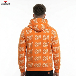 Sudaderas con capucha para hombre de algodón y poliéster ligero, disponibles en todas las tallas, personalizadas, estilo urbano, a la moda. - Product Image 6