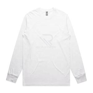 T-shirt pour homme à manches longues en coton 100% respirant, restez au frais et confortable grâce à un tissu à séchage rapide - Product Image 1