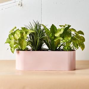 Modern Fluted Urn <b>Vase</b> Elegant Low-Profile Pedestal Planter Wedding Decorative Shabby Chic Floral Bowl for Peonies <b>Roses</b> - Product Image 5