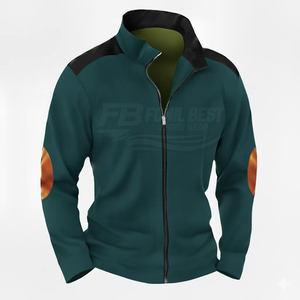 Chaqueta Varsity de Invierno para Hombre de Alta Calidad a Precio Económico al por Mayor, Cuello Alto, Ecológica, Transpirable, Suave, Cómoda, Talla Grande - Product Image 4