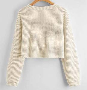 Suéter Transpirable con Cuello en V y Detalles de Flecos Estilo Vaquero para Mujer, Top de Punto de Gamuza con Diseño de Borlas, Jersey de Moda - Product Image 2