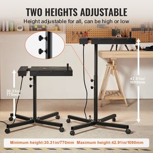 Essiccatore Flash Elettrico da 2000W con Scatola di Controllo, 18x25 Pollici, Professionale, per Serigrafia, con Regolazione Altezza - Product Image 6