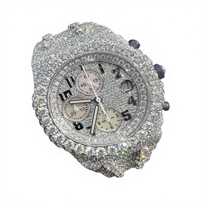 Reloj de Lujo para Hombre con Moissanita VVS que Pasa el Test de Diamantes, de Fábrica, con Incrustaciones de Alta Calidad, Mecánico Automático - Product Image 2