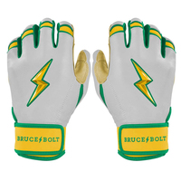 Gants de frappe de baseball personnalisés en cuir légers, respirants, antidérapants, pour adultes, ambidextres, à manchette courte