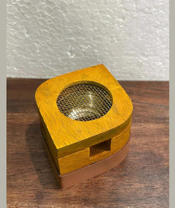 2026 Ramadan <b>Eid</b> Religious Gift FAIZA CRAFT Eco-Friendly Gold Plated Sandalwood Bakhoor Dispenser Incense Holder Burner Incense - Product Image 5