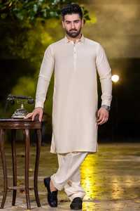 Kurta Shalwar décontracté pour homme de qualité supérieure, taille plus, fabriqué au Pakistan, taille personnalisée, coton/polyester, Shalwar Qameez - Product Image 2