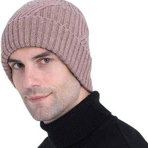 Bonnet unisexe en tricot côtelé pour l'hiver, doux et chaud, idéal pour l'extérieur, pour adultes, vente en gros - Product Image 5