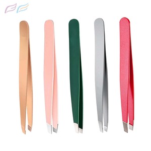Pince à épiler pour sourcils en marque privée, logo personnalisé, pince à épiler en acier inoxydable, fabricant OEM ODM, fournisseur en gros, Bahasa Pro - Product Image 1