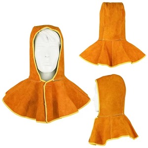 Housse de protection en cuir sur mesure pour casque de soudage, écologique, coupe ample, respirante, couvrant le cou et les épaules, prix abordables pour la vente en ligne - Product Image 5