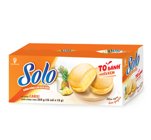 Venta al por mayor: Paquete familiar de 288 g de pastel de leche con mantequilla fresca y suave, bandeja de uso directo, relleno nutritivo de crema de piña, 12 unidades. - Product Image 2