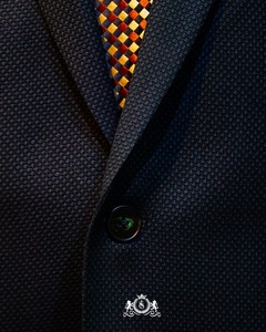 Trajes de Negocios para Hombre de Lana Entallados, Transpirables, Antiarrugas, Cortavientos, Tallas Grandes, con Cremallera y Solapa con Muescas, Hechos a Medida - Product Image 4