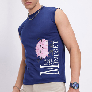Camiseta sin mangas para hombre, camiseta sin mangas para entrenamiento profesional, tela transpirable que absorbe la humedad, ajuste atlético cómodo para gimnasio - Product Image 4