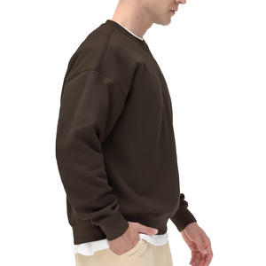 เสื้อสเวตเชิ้ตผ้าฝ้ายผสมใส่สบายสำหรับผู้ชาย คุณภาพสูง พร้อมปักโลโก้ตามสั่ง - Product Image 5