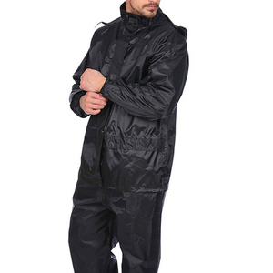 Waterproof <b>Rain</b> Suit Set Heavy Duty Raincoat <b>Jacket</b> and Pants for Outdoor Work Durable All Weather Protection - Product Image 5