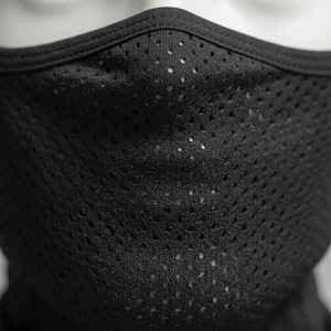 Cagoule unisexe noire respirante et imperméable, masque facial ajustable, cache-cou de ski 100 % polyester - Product Image 5