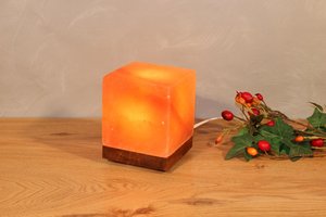 Lámpara de Sal Rosa del Himalaya Moderna en Forma de Cubo, Luz Nocturna de Cristal de Roca Natural, Precio al por Mayor - Product Image 5