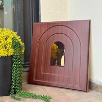 MOI Panneau mural 3D en PVC avec effet miroir, imperméable et résistant à l'humidité, motif géométrique, pour salon et décoration intérieure, vente en gros