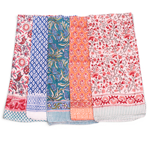 Bandanas carrés en coton imprimé à motifs floraux ethniques, style vintage, multifonctions, pour femmes, décontractés, 100x100cm - Product Image 6