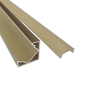 Profil LED encastré haut de gamme à 45 degrés pour armoire et placard, profil en aluminium LED anti-éblouissement, découpe et pliage inclus, décorations - Product Image 3