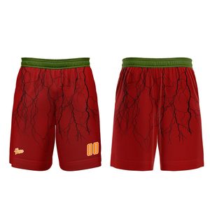 Uniforme de Baloncesto Rojo y Verde, Diseño Ligero, Flexible y Transpirable, Estilo Urbano - Product Image 3