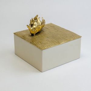 Caja Decorativa de Madera con Tapa de Latón con Diseño de Caballo, Hecha a Mano, de Lujo, para Decoración del Hogar, Regalo para Sala de Estar, Estilo USA - Product Image 5