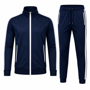 Conjunto Deportivo Casual con Capucha Personalizado Unisex al por Mayor, Traje de Gimnasio con Cremallera Completa, Ajuste Ceñido, Ropa Deportiva Lisa de Alta Calidad - Product Image 1