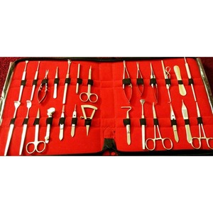 Ensemble de 28 instruments ophtalmiques pour micro-chirurgie des paupières, instruments chirurgicaux en acier inoxydable, réutilisables, autoclavables, CE - Product Image 4