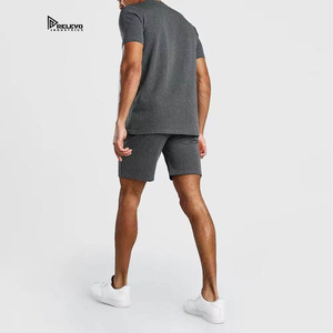 Conjunto de Verano de Alta Calidad para Hombre, Camiseta de Manga Corta Informal y Pantalones Cortos, Traje Deportivo de Dos Piezas - Product Image 5