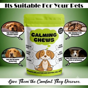 Friandises à Mâcher Apaisantes pour Chiens – Huile de Chanvre à Absorption Rapide, Sans Céréales, Supplément Naturel Apaisant, Réduit le Stress et les Aboiements Excessifs - Product Image 6