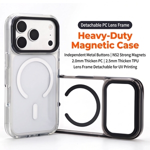 Funda Magnética para Impresión UV, Carcasa Plana Imprimible de TPU+PC, Marco de Cámara Desmontable, Soporte de 360 Grados, Protección Total Anti-Golpes - Product Image 6