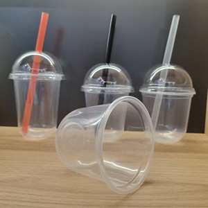 Top Selling 2025 VN supplier U Shape 360ml 500ml Bubble Tea <b>Plastic</b> PP <b>Cup</b> Disposable Clear <b>Plastic</b> Milkshake Boba Tea <b>Cups</b> - Product Image 2