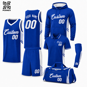 Wholesale Custom Basketball Jersey <b>Kit</b> <b>Tank</b> Top Shorts Sports Bag Unisex Adults Team Uniform Set Quick Dry Teamwear Team - Product Image 3