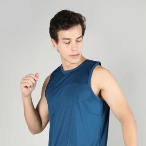 Camiseta sin Mangas de Algodón 100% Transpirable de Alta Calidad Personalizada para Hombre, Ropa Deportiva para Gimnasio, Talla XL, Oferta, Servicio OEM ODM - Product Image 5