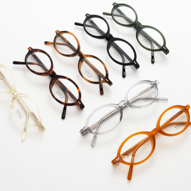 Multicolor Oval Lightweight Acetate Optical Eyeglasses Frames for Unisex Fashion Prescription Wholesale Buyers