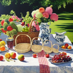 Ensemble de 4 paniers écologiques en écorce de maïs naturelle blanche. Idéal pour les collations, les fruits ou pour organiser des objets. - Product Image 6