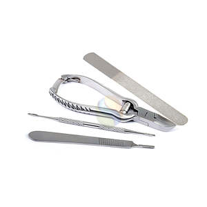 Coupe-ongles en acier inoxydable de qualité supérieure – Lame incurvée légère de 5 pouces avec double ressort |   Outil professionnel de manucure et pédicure - Product Image 6