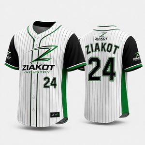 ZIAKOT เสื้อเบสบอลชายแบบระบายอากาศได้ดี สีดำ สีขาว สีแดง 24 ระบายอากาศได้ดี แขนสั้น ทรงปกติ ทุกฤดูกาล ชุดกีฬา - Product Image 5