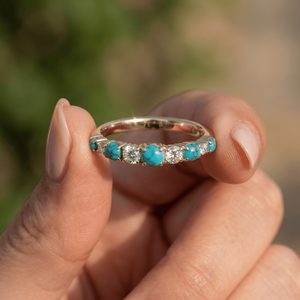 High Quality Handmade Half-hoop Gemstone Gold Plated Retro Flower Shape Faceted Stone <b>Open</b> Adjustable <b>Rings</b> for Woman Girls - Product Image 2