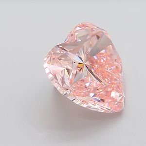 Diamante Cultivado en Laboratorio Jk Creation, Corte Maestro, Color Naranja Rosado Intenso, Forma de Corazón, Brillo Modificado, Tonos Atardecer Excepcionales, Modelo IGI - Product Image 4