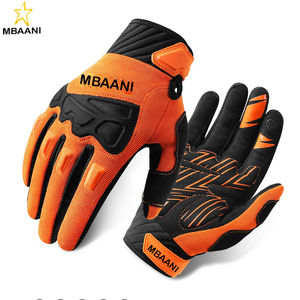 Gants de VTT pour hommes avec protection des doigts, rembourrés, respirants, pour VTT, motocross, course et dirtbike - Product Image 1