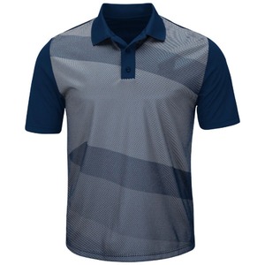 Chemises pour hommes personnalisées en tissu tricoté respirant à séchage rapide, brodé, 100% polyester, manches courtes, couleur rouge unie, à prix abordable - Product Image 4
