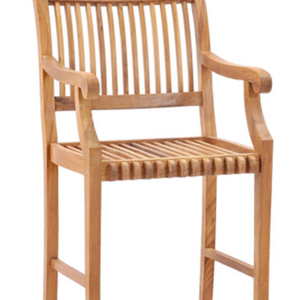 Teak Wood Single Chair for Outdoor Garden, Patio, Simple Modern Lounge Chair, Special Order Highlights Customization - Product Image 3