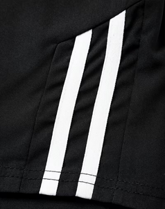 Men's Black Breathable Quick Dry Lace Elastic Waist Casual Shorts Solid Color Mid Rise Woven Polyester/Cotton Fabric - Product Image 2