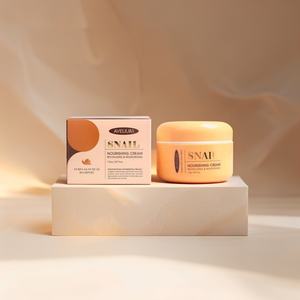 Crème nourrissante au collagène et à la mucine d'escargot, hydratation intense, raffermissante, réparation de la barrière cutanée, crème pour le visage et le corps, boîte de 110 g - Product Image 1